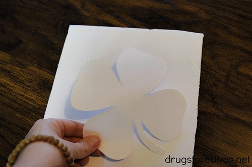 This DIY "Lucky In Love" Shamrock Shiplap Sign is a fun St. Patrick's Day craft. It should cost you about $2 to make if you have the paint already.