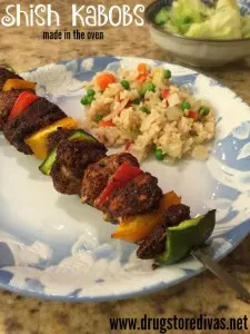 Too cold to grill? Go with this Shish Kabobs made in the oven recipe instead. It comes with a Carolina BBQ rub recipe for the chicken skewers.