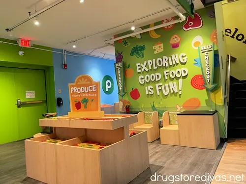 The play grocery store at the Children's Museum of Wilmington.