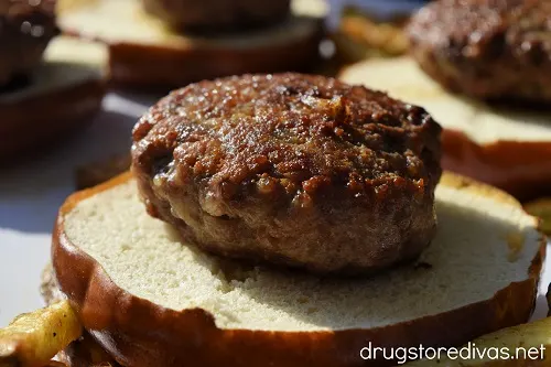 Grill something new this summer: Grilled Ground Sausage Burgers. They're super juicy, tender, and have such a great flavor.