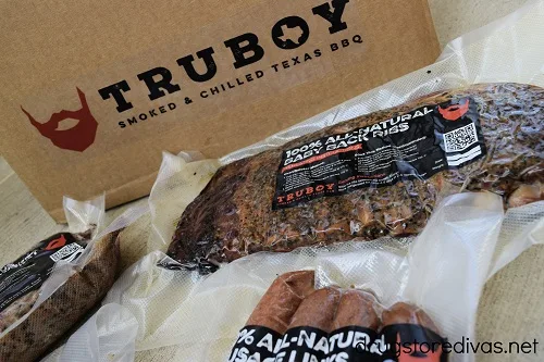 A box of meat from Truboy barbecue.