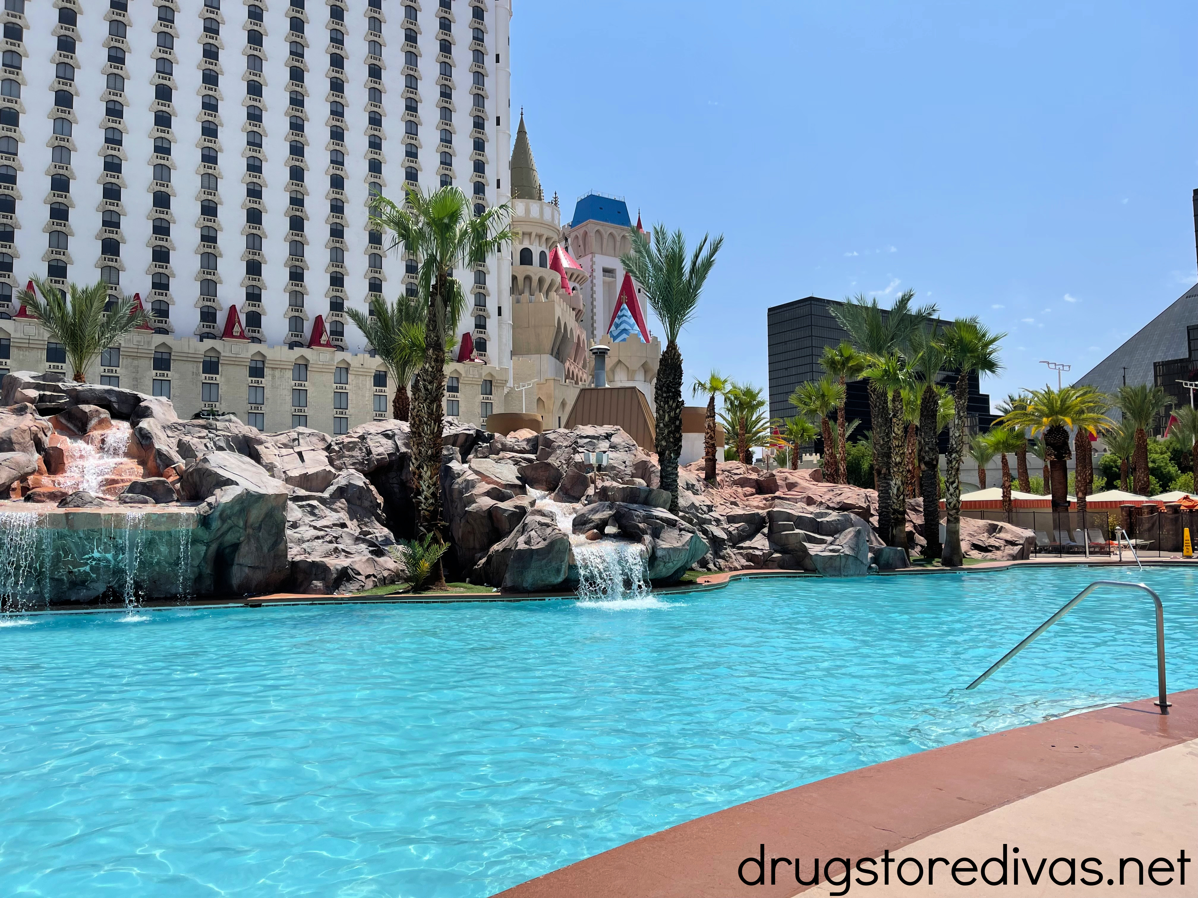 The pool at the Excalibur Hotel & Casino in Las Vegas.
