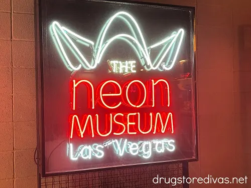 The Neon Museum Las Vegas sign.