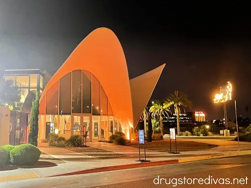 The Neon Museum building, which was the old La Concha hotel.