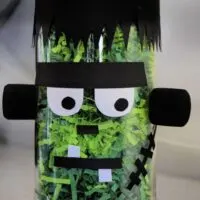 Frankenstein Mason Jar Craft.