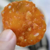 These homemade cheese crackers are a great snack. They're gluten-free, keto-friendly, and are only 2 ingredients.