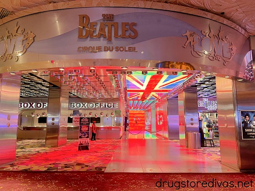 The Beatles Love Cirque Du Soleil box office in the Mirage in Las Vegas.