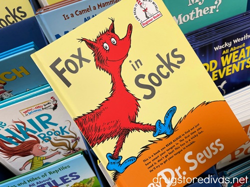 A Fox in Socks by Dr Seuss book.