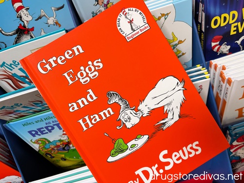 Green Eggs and Ham by Dr Seuss book.