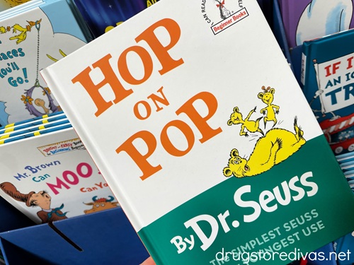A Hop On Pop by Dr Seuss book.