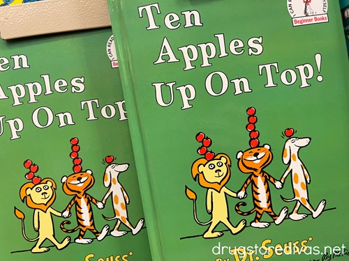 Ten Apples Up On Top by Dr Seuss book.