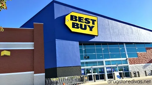 The outside of a Best Buy store.