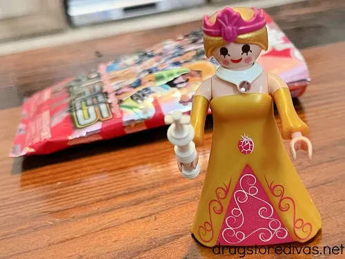 A Playmobil princess action figure.