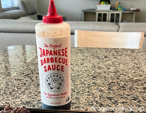 A bottle of Bachan's Original Japanese Barbecue Sauce.