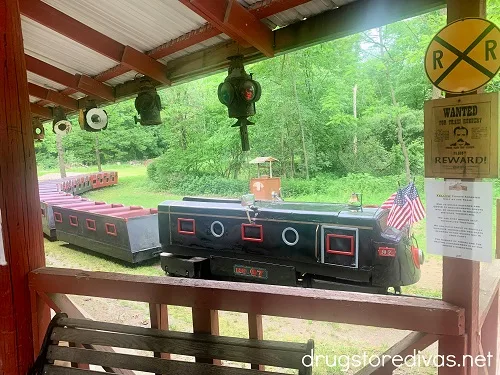 The train ride at Wild West City in Stanhope, NJ.