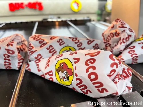 Pecans at Buc-ee's.