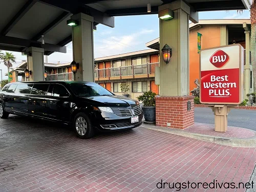 The limo at the Best Western Plus Humboldt Bay Inn in Eureka, CA.