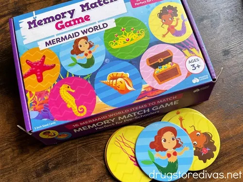 A mermaid Memory Match Game for kids.