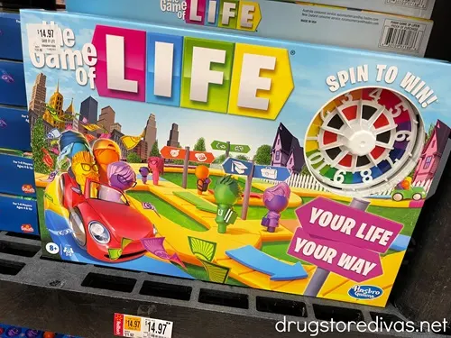 The Game Of Life board game.