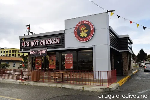 The outside of Al's Hot Chicken in Tacoma, Washington.