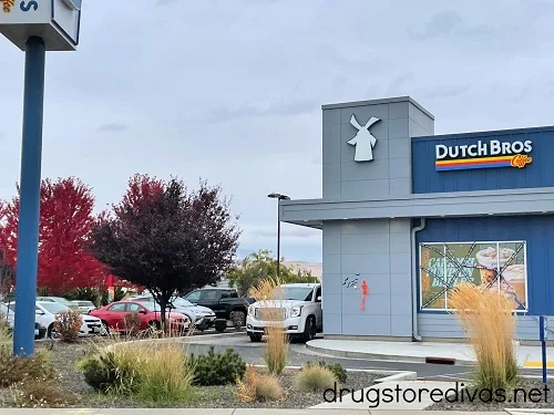 The outside of a Dutch Bros coffee shop.