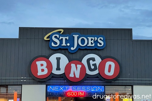 The outside of St. Joe's Bingo in Union Gap, Washington.