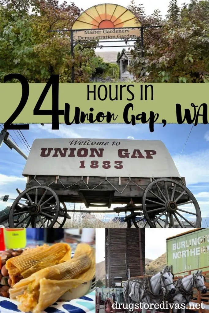 Four images from Union Gap, WA with the words "24 Hours In Union Gap, WA" digitally written in the middle.