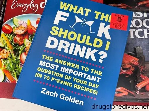 What the F**k Should I Drink? Book on a table in a store.