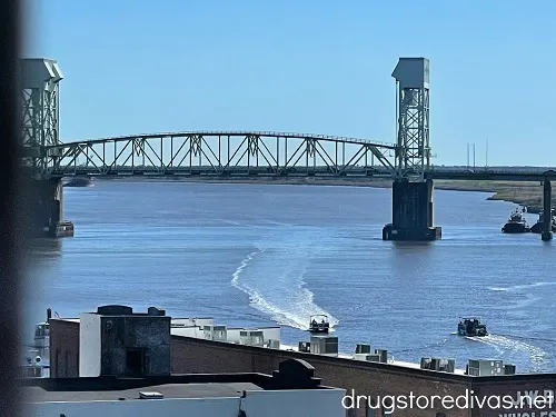 The view from the Level 5 Rooftop Bar in Wilmington. NC.