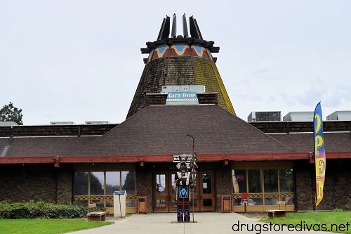 The Yakama Nation Museum & Cultural Center building in Toppenish, WA.