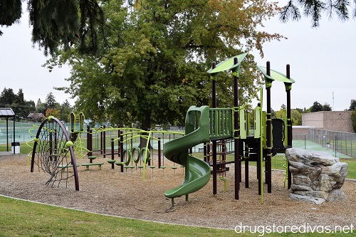 A playground at Franklin Park in Yakima, Washington.