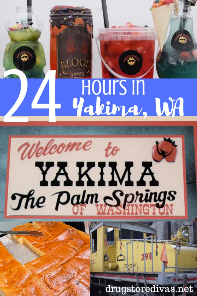 Four scenes from Yakima with the words "24 Hours In Yakima, WA" digitally written between them.