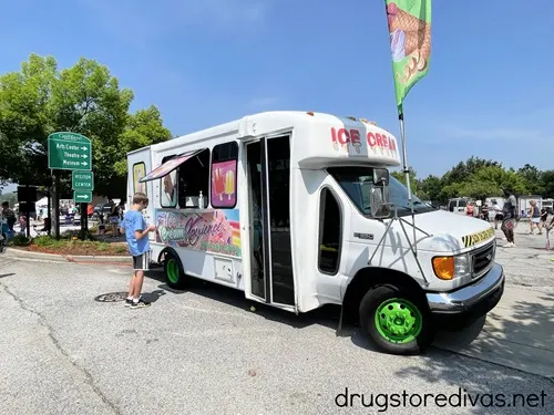 A food truck in Greenwood, SC.