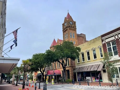 Main Street, including the Sumter Opera House, in Sumter, South Carolina.