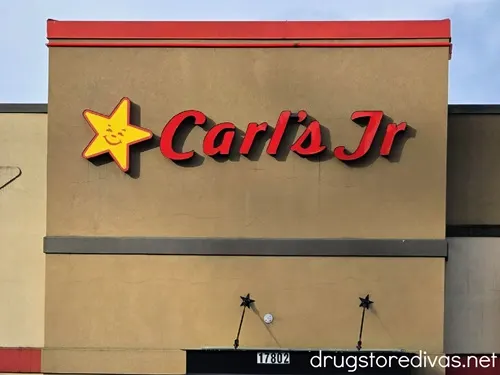 The outside of a Carl's Jr. restaurant.