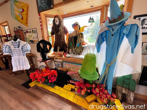 A Wizard of Oz display at the Beech Mountain History Museum.
