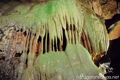 A portion of Linville Caverns.