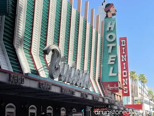 Hotel Apache at Binions Gambling Hall in Las Vegas, Nevada.