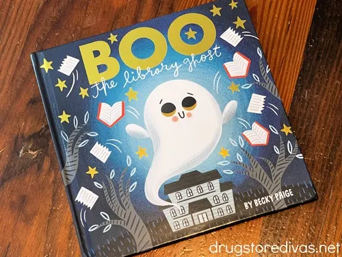 Boo The Library Ghost book on a table.