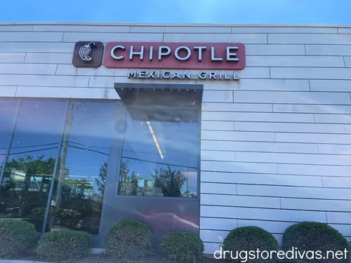 The outside of a Chipotle restaurant.