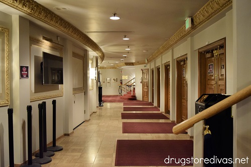 The lobby of the Capital Theatre in Yakima, Washington.