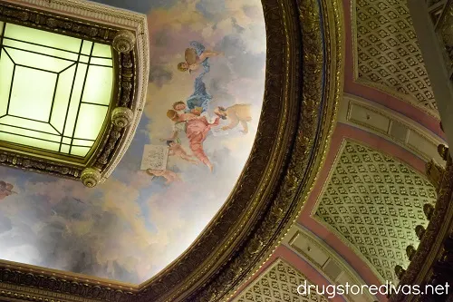 The ceiling mural at the Capital Theatre in Yakima, Washington.