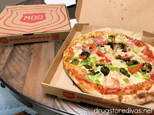 Two pizzas from Mod Pizza.