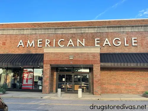 The outside of an American Eagle store.