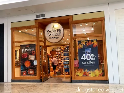 The outside of a Yankee Candle store.