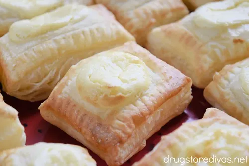 Puff Pastry Cream Cheese Danishes.