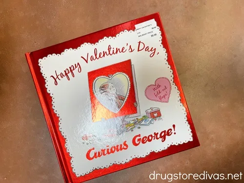 Happy Valentine's Day Curious George book.