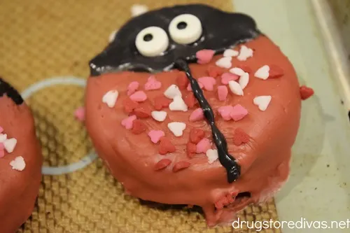 A ladybug OREO cookie.