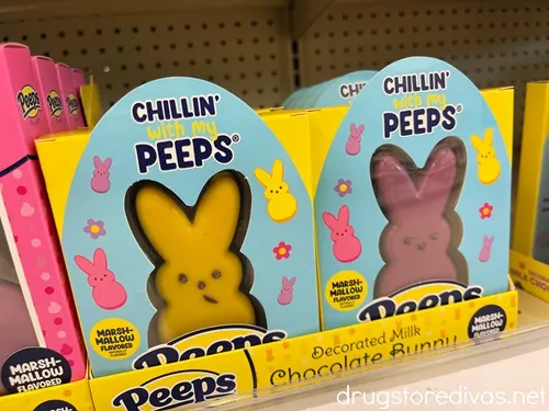 Chillin' With My Peeps Chocolate Bunny.