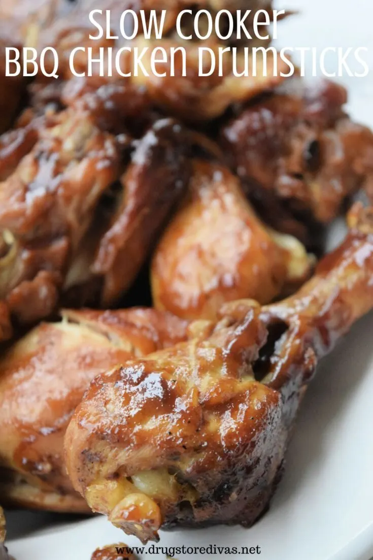 Slow Cooker BBQ Chicken Drumsticks Recipe | Drugstore Divas
